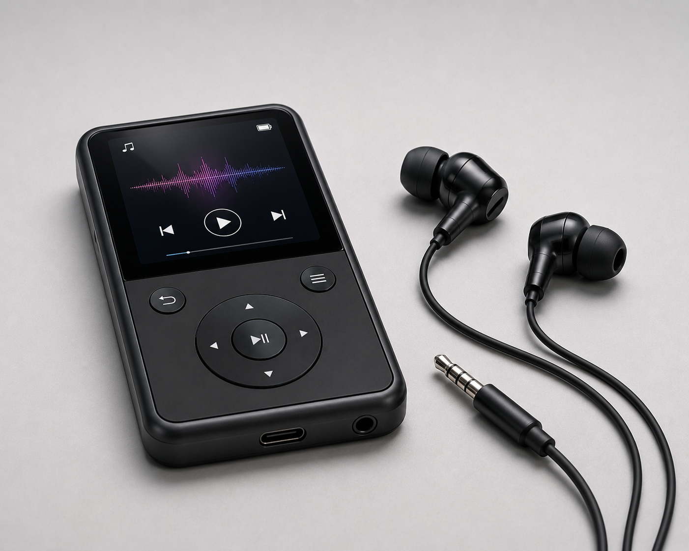 MP3 Player — Produto eletrônico completo